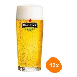 Heineken - Beerglass "Fluit" 220 ml - Set of 12