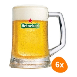 Heineken - Beer Mug 500ml - Set of 6