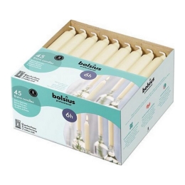Bolsius - Bistro Candles white - pack of 45