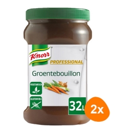 Knorr Professional - Vegetable Broth Jelly (for 32ltr) - 2x 800g