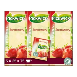 Pickwick - Professional Strawberry - 3x 25 Tea bags