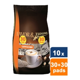 Favor - Cappuccino Megabag - 10x (30 pads + 30 topping) 