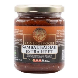 Koningsvogel - Chilli Paste/Sambal Badjak Hot - 280g