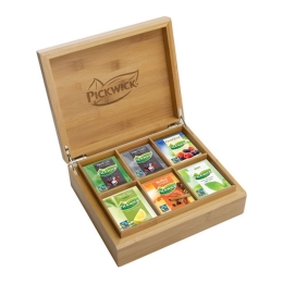 Pickwick - Professional Tea Chest 6 Compartments (filled)