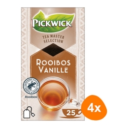Pickwick - Tea Master Selection Rooibos Vanilla - 4x 25 Tea Bags
