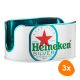 Heineken - Coaster Holder Silver - 3 pcs