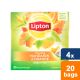 Lipton - Green Tea Mandarin Orange - 4x 20 Tea bags