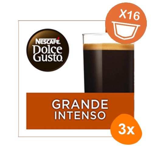 Quadrant Uplifted rinse Dolce Gusto - Grande Intenso - 3x 16 Pods