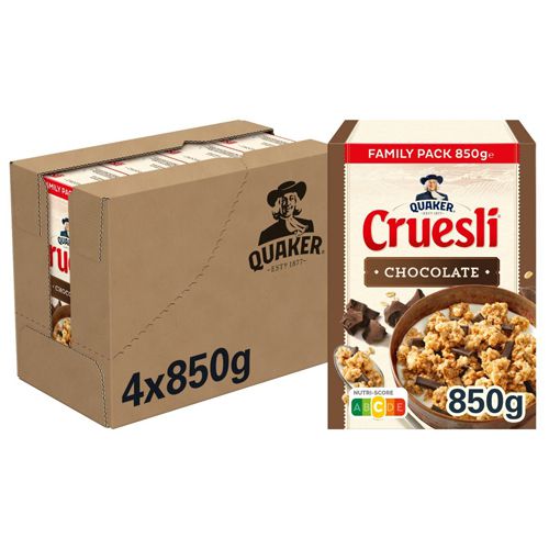 Quaker - Cruesli Chocolate - 4x 850g