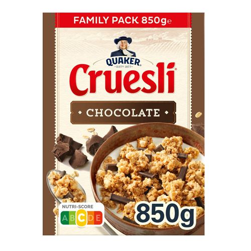cruesli chocolat noisette - quaker - 450 g